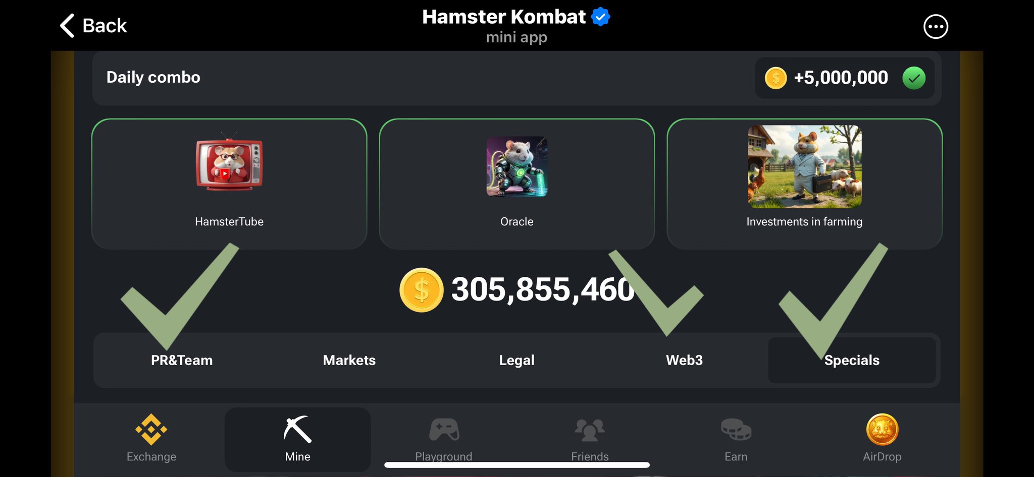 Hamster Kombat Daily Combo Aug 28th