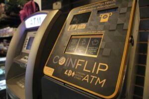 Cryptocurrencies, coinflip, atm