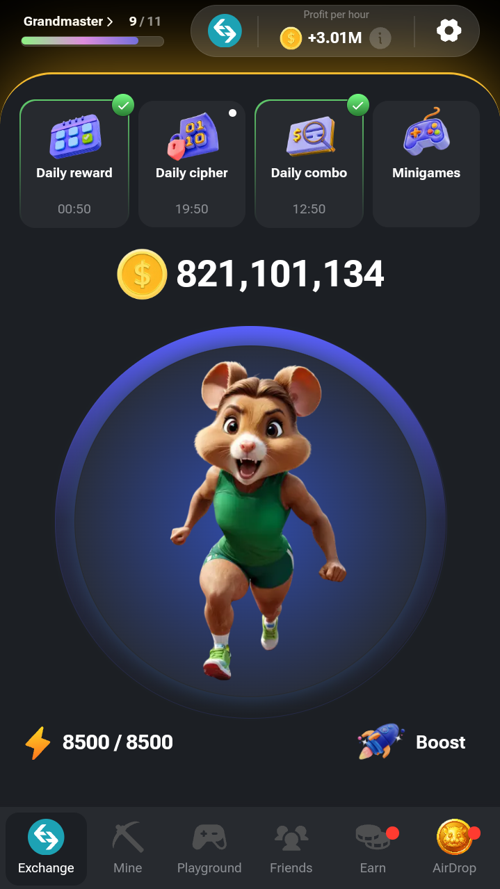 Hamster Kombat Daily Combo for 13th September